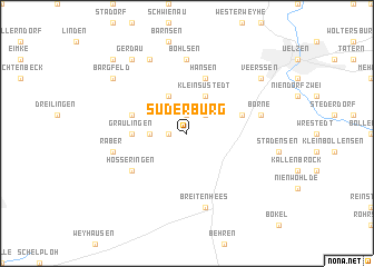 map of Suderburg