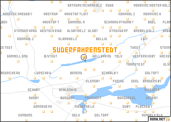 map of Süderfahrenstedt