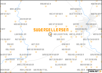 map of Südergellersen