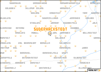 map of Süderhackstedt