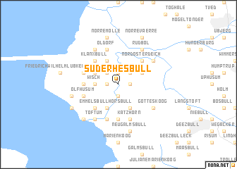 map of Süder Hesbüll