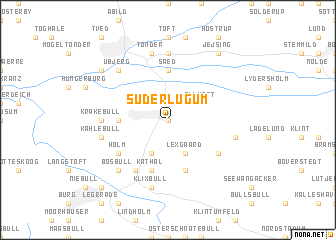 map of Süderlügum