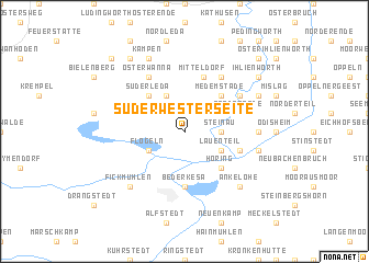 map of Süderwesterseite