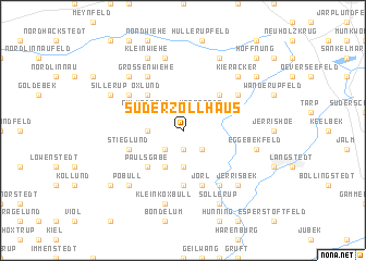 map of Süderzollhaus