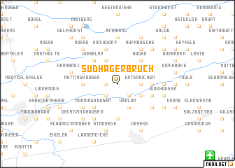 map of Sudhägerbruch