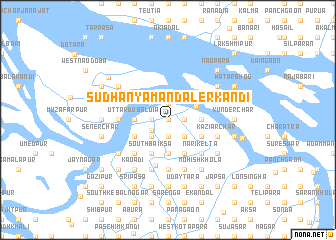 map of Sudhanya Mandaler Kāndi