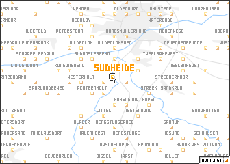 map of Südheide