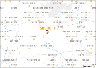 map of Sudhoff