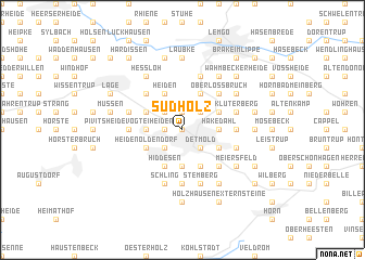 map of Südholz