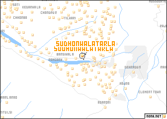 map of Sūdhonwāla Tarla