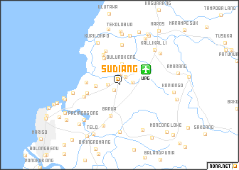 map of Sudiang