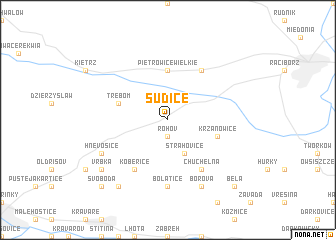 map of Sudice