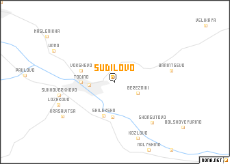 map of Sudilovo