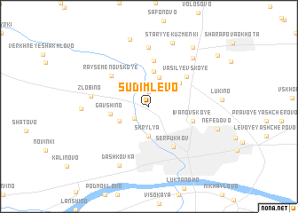 map of Sudimlevo