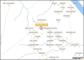map of Sudingo