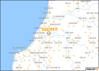 map of Sudipen