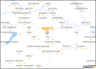 map of Sudiţi