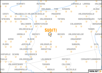 map of Sudiţi