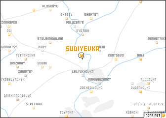 map of Sudiyevka