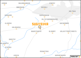 map of Sudiyevka