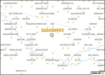 map of Südkampen