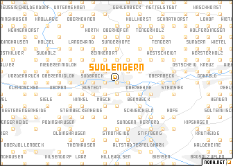 map of Südlengern