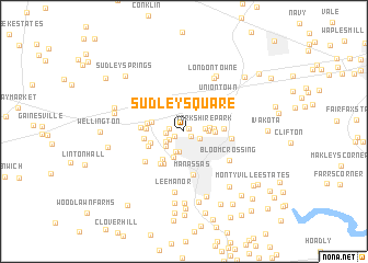 map of Sudley Square