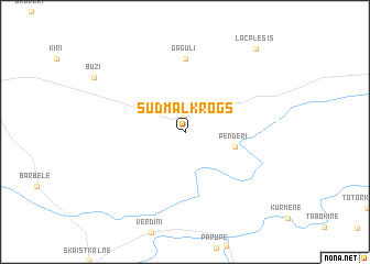 map of (( Sudmalkrogs ))