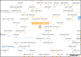 map of Südmerzen