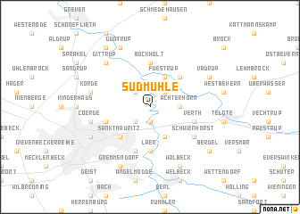 map of Sudmühle