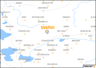 map of Sudniki