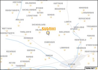 map of Sudniki