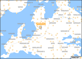 map of Sudŏk