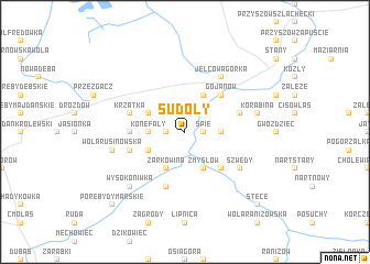 map of Sudoły