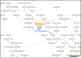 map of Sudoły