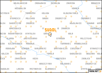 map of Sudoł