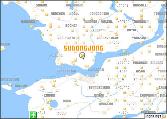 map of Sudong-jŏng