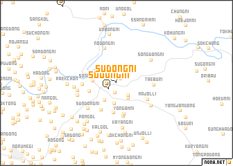 map of Sudŏng-ni