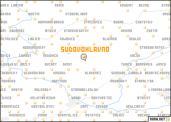 map of Sudovo Hlavno
