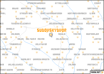 map of Sudovský Dvor