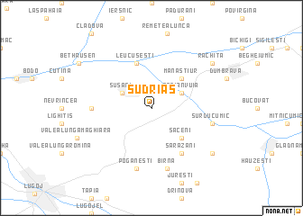 map of Sudriaş