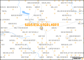 map of Südsiedlung Alhorn