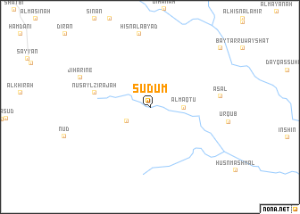 map of Sudum