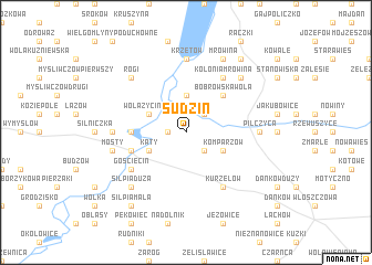 map of Sudzin