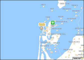 map of Sud