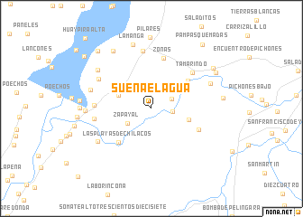 map of Suena El Agua