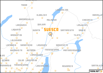 map of Suesca