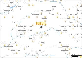 map of Sueuil