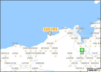 map of Suevos