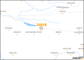 map of Sŭevo